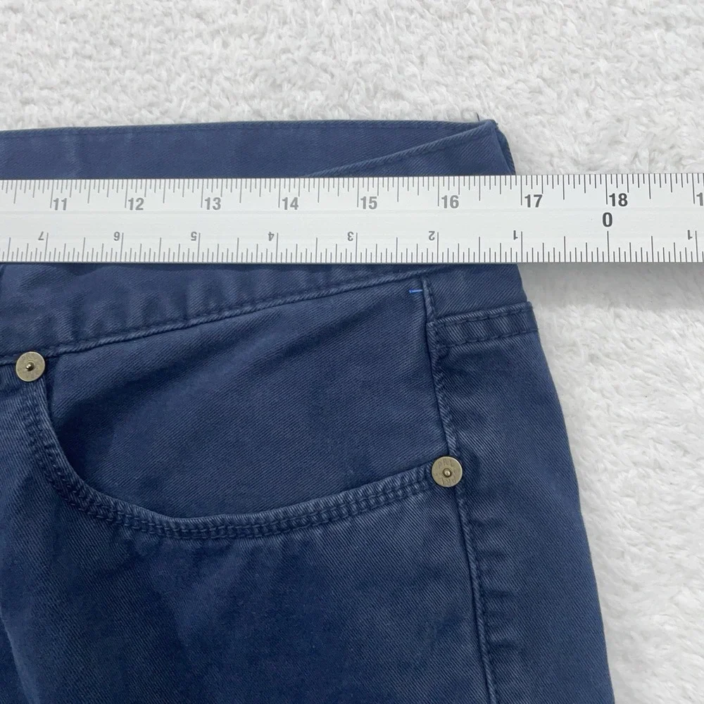 Polo‎ Ralph Lauren Mens Navy Blue Straight Leg Five Pocket Chino Pants 34x34